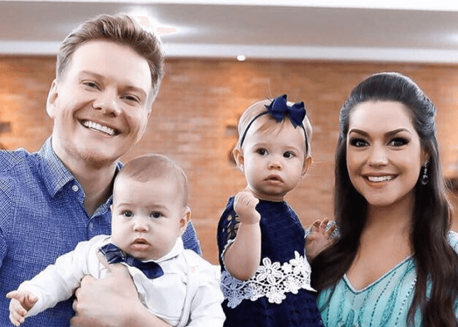 Michel Teló e Thais Fersoza batizam filho: 'Mais um dia emocionante'
