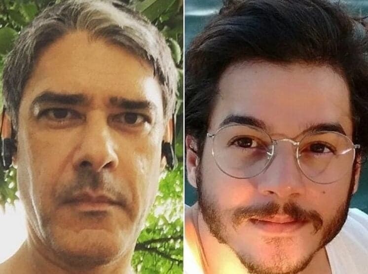 Rivais? William Bonner e Túlio Gadêlha ficam frente a frente