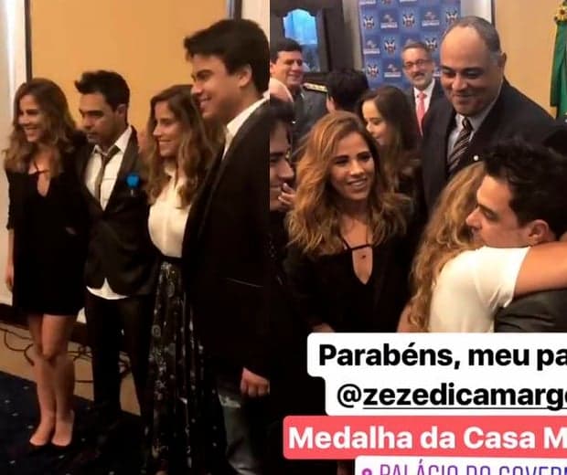 Filhas de Zezé vão a mesmo evento que Graciele Lacerda, mas não posam com ela