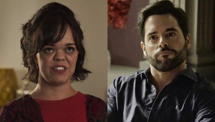 O Outro Lado do Paraíso: Golpista, Amaro desiste de Estela e vira comparsa de Sophia