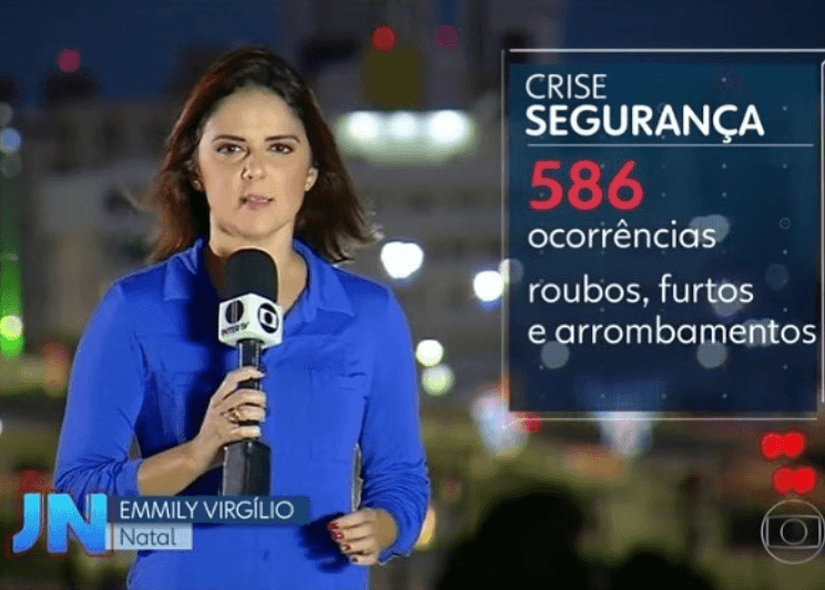 Jornalista esbraveja na apresentação de jornal da Globo; assista