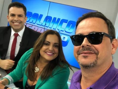 Com o Pânico fora da TV, Carioca aparece pela primeira vez ao vivo na Record