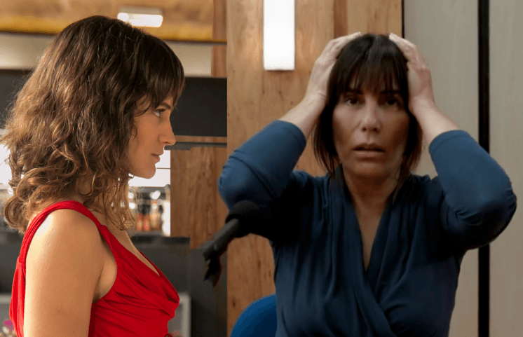 Clara "obriga" Duda a dizer que é sua mãe em O Outro Lado do Paraíso
