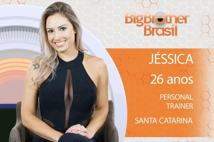 Jéssica é a nova participante do BBB18 e promete ser sexy sem ser vulgar