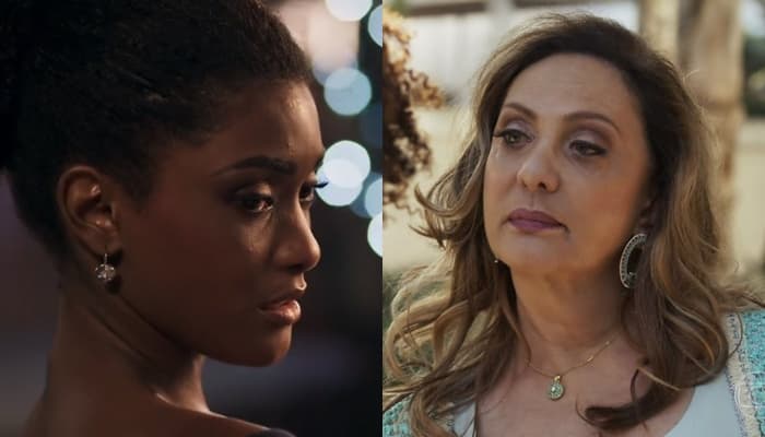 Em O Outro Lado do Paraíso, após reviravolta, Nadia se redime e implora por perdão de Raquel: "Estou aqui me humilhando"