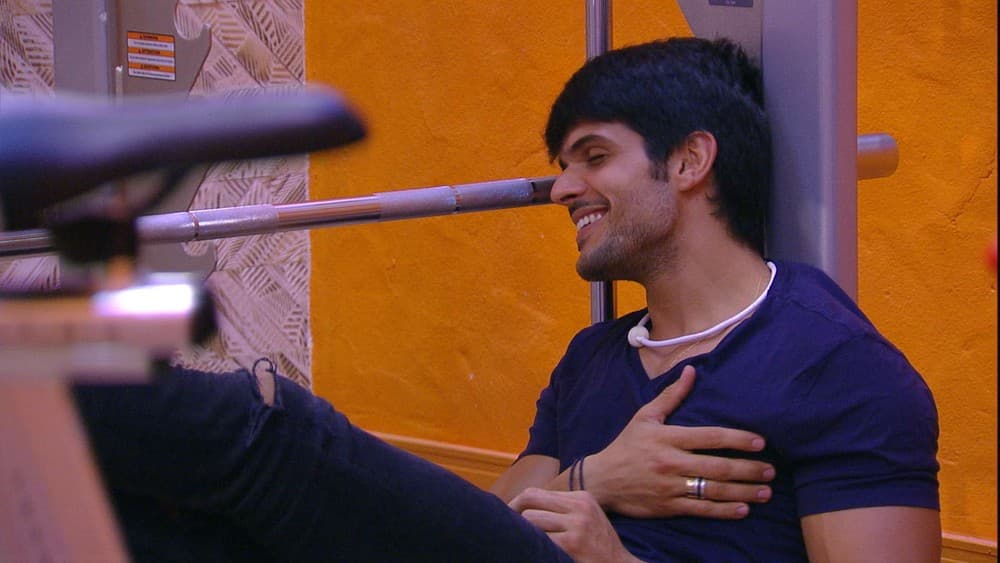 Lucas no BBB18 (Foto: TV Globo)