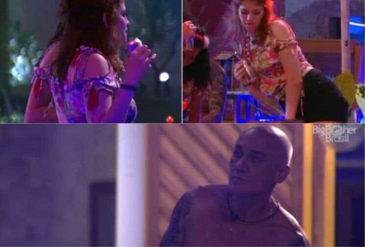 No BBB18, Ayrton vigia a filha Ana Clara, ela se revolta e internet não perdoa