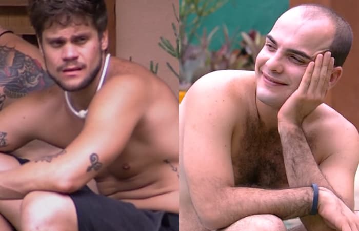 Mahmoud radicaliza no visual e assusta Breno no BBB18: "Deus me livre"