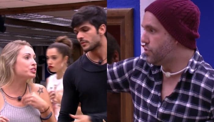 No BBB18, Jéssica se intromete em discussão de Lucas com Caruso e brother provoca: "Ela tem uma procuração no seu nome?"
