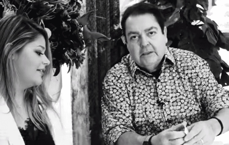 Filha de Tom Cavalcante desbanca apresentadores e entrevista Fausto Silva, que faz revelações