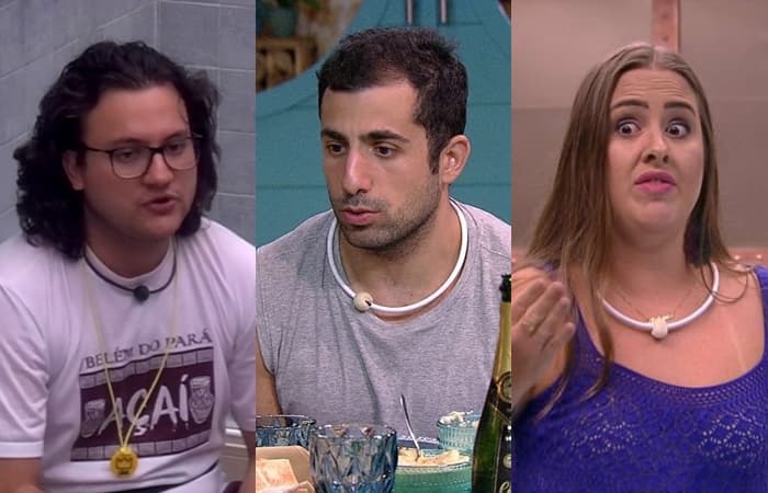 Diego e Patrícia colocam Kaysar contra os colegas no BBB18: "Falaram de você"