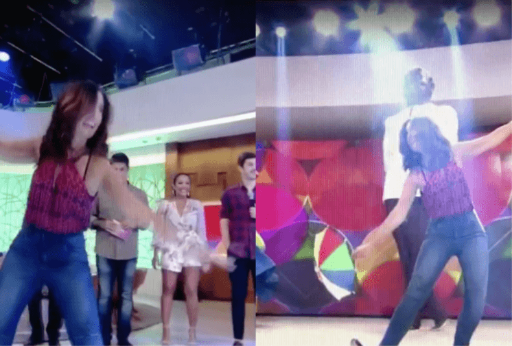 Fátima Bernardes dança frevo no 'Encontro' e rouba a cena na web: "Chocada"