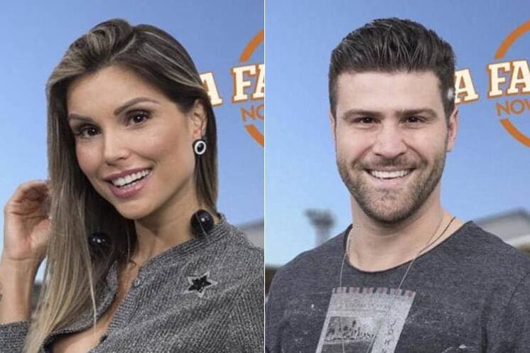 Flávia e Marcelo comemoram 4 meses de namoro e fazem declarações românticas