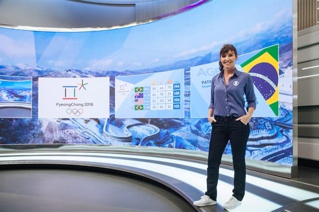 Globo vai inaugurar novo estúdio do Esporte nos Jogos Olímpicos de Inverno; veja
