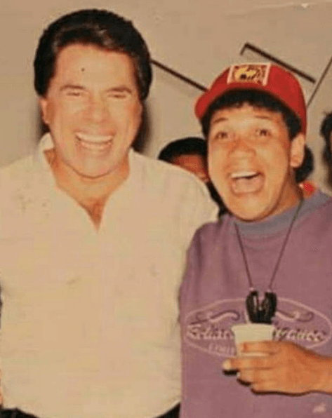 Liminha publica foto histórica ao lado de Silvio Santos Liminha publica foto histórica ao lado de Silvio Santos