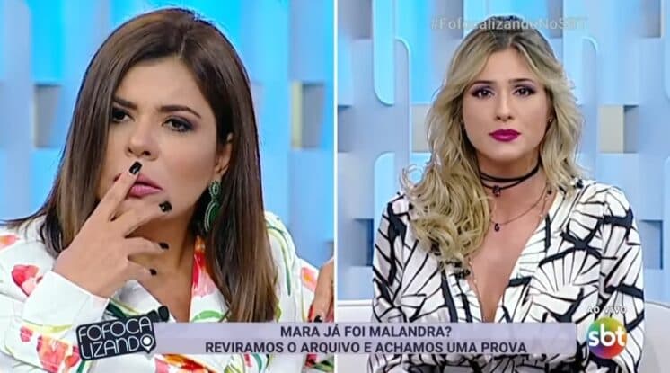 Brigas entre Mara Maravilha e Lívia Andrade causam tumulto no SBT e promovem racha no Fofocalizando