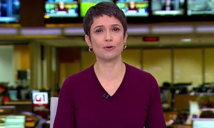 Sandra Annenberg aparece com olho roxo na Globo e causa preocupação