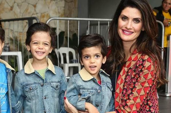 Isabella Fiorentino fala como ajuda Lorenzo, um de seus trigêmeos, que é especial