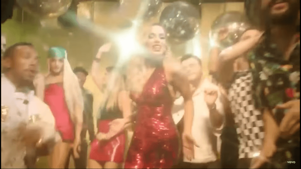 Anitta causou em festa. (Foto: Reprodução)