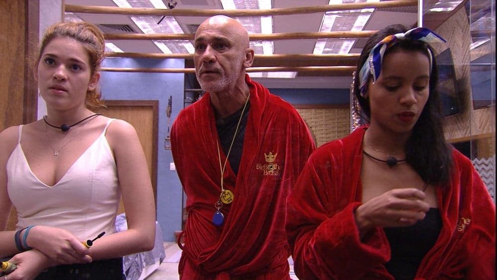 Ayrton, Gleici e Ana Clara são os líderes do BBB18 (Foto: TV Globo) Ayrton, Gleici e Ana Clara são os líderes do BBB18 (Foto: TV Globo)