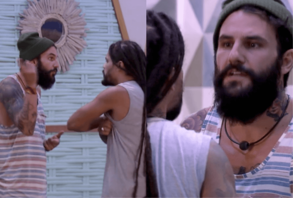 Wagner e Viegas brigaram feio no BBB18