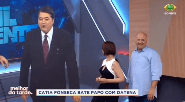 Datena diz que intercedeu por Catia Fonseca na Band: "extraordinária"