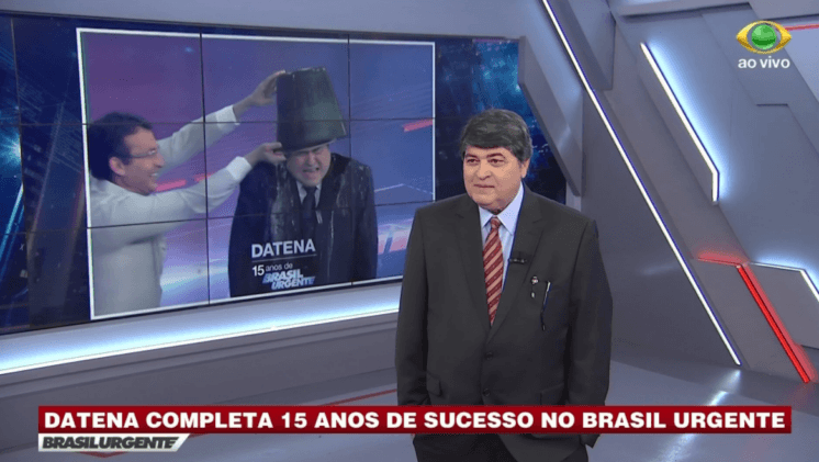 Datena tem despedida emocionante na Band e relembra os principais momentos no comando do Brasil Urgente