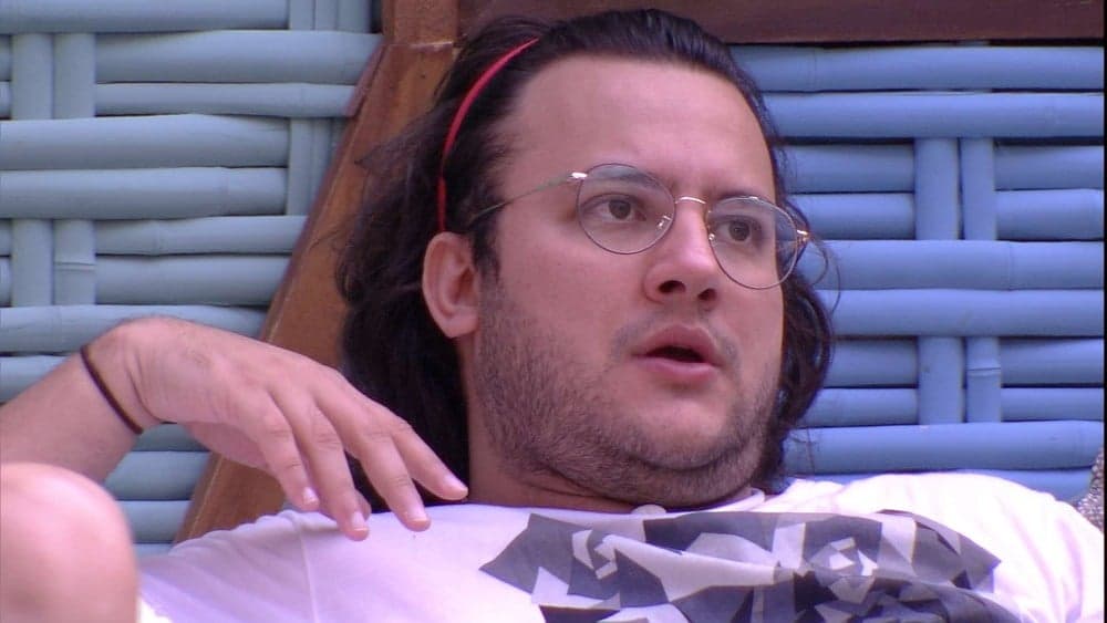 Diego conversa com Patrícia no BBB18 (Foto: Reprodução)