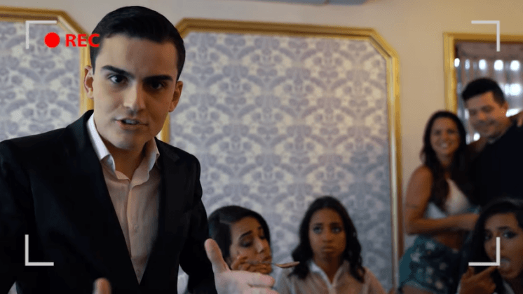 Dudu Camargo participa de novo clipe da MC Loma e imita Marcelo Rezende