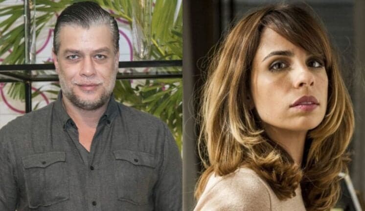 Fábio Assunção e Maria Ribeiro são flagrados aos beijos pela primeira vez
