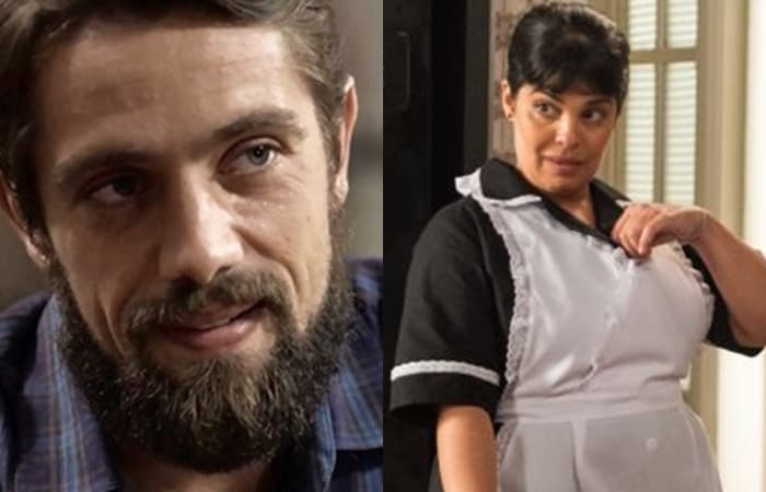 Empregada Janete ajuda Renato a tirar tudo de Clara em O Outro Lado do Paraíso