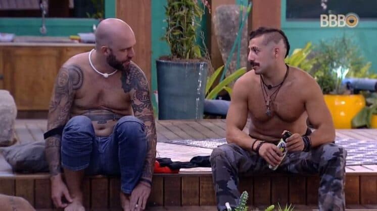 BBB18: Após brincadeira, Caruso e Kaysar se desentendem e trocam farpas