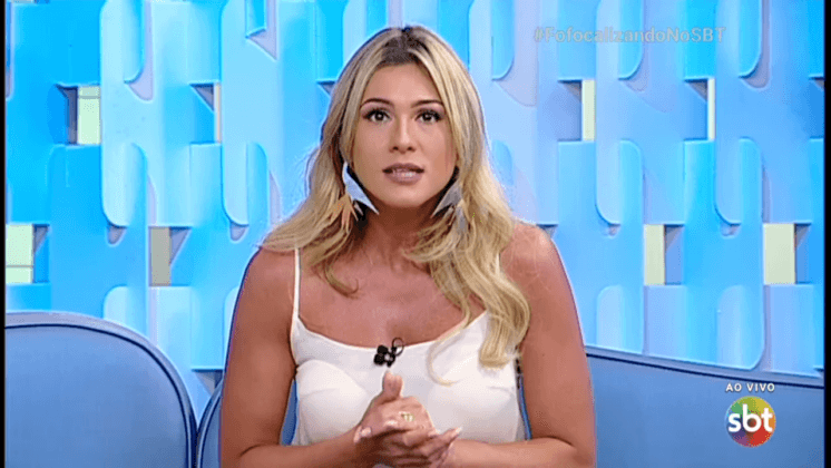 Homem causa confusão na portaria do SBT, "usa" Lívia Andrade e apresentadora desabafa ao vivo