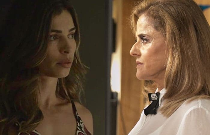 Hoje em O Outro Lado do Paraíso: Sophia tira tudo de Lívia e a debocha