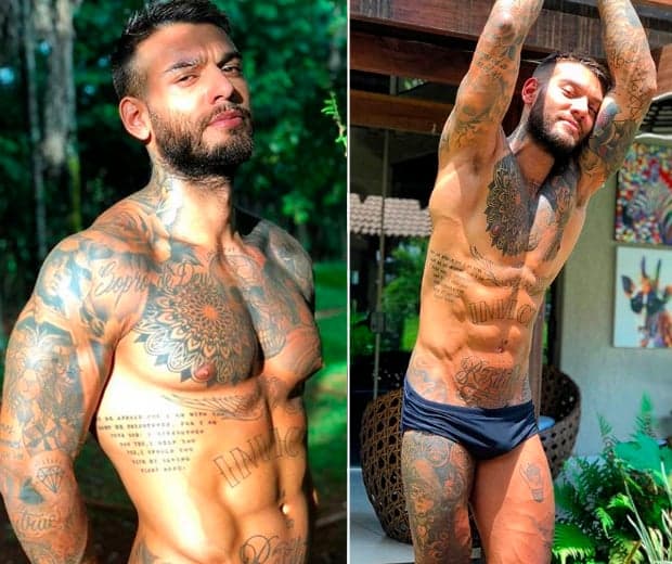 Questionado na web, Lucas Lucco revela por que prefere malhar a namorar