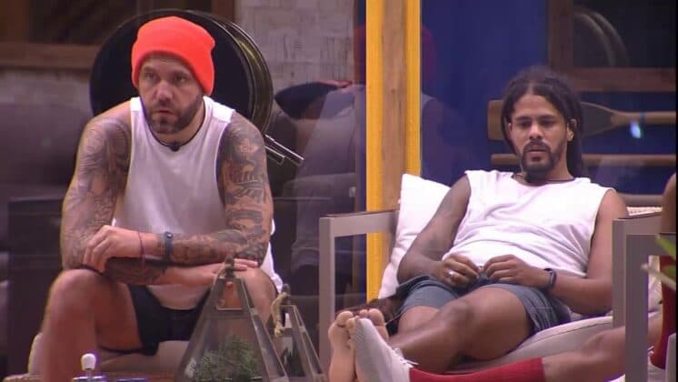 Caruso e Viegas jogam a toalha e desistem do jogo no BBB18