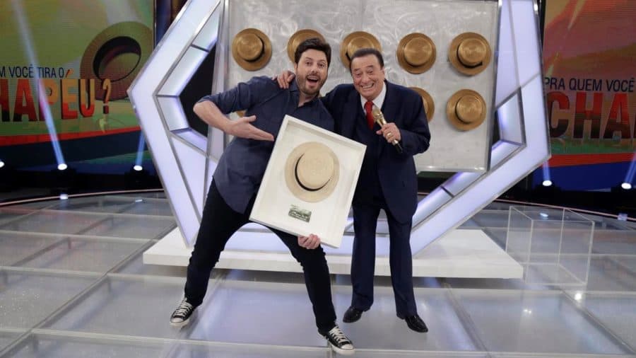 Danilo Gentili foi convidado do Programa Raul Gil (Foto: Divulgação/SBT)