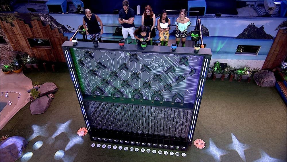 Prova do Líder no BBB18, foi neste domingo (Foto reprodução)