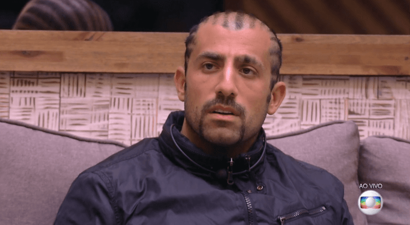 O brother Kaysar Dadour durante o BBB18 (Foto: Reprodução/Globo)