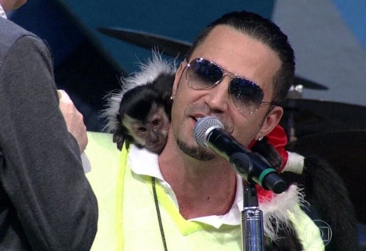 Após morte de macaco, Latino ganha novo animal de estimação