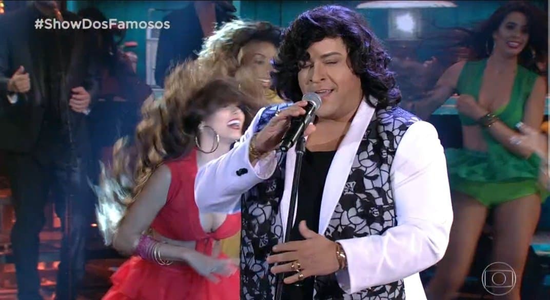 Tiago Abravanel se transforma em Sidney Magal (Foto: Reprodução)