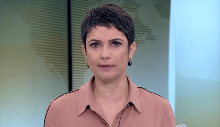 Sandra Annenberg comete gafe pelo segundo dia seguido no Jornal Hoje e fica nervosa