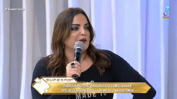 Desmentida por Eliana, Fabíola Reipert solta o verbo e faz novas revelações sobre a loira