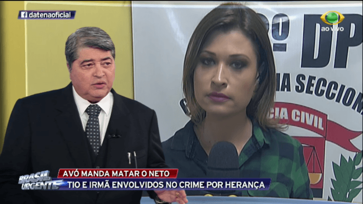 Datena ganha reforço na equipe de novo programa e desfalca o Brasil Urgente