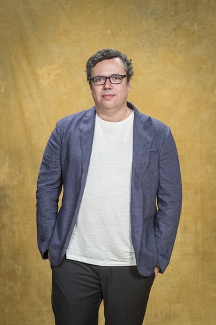 O autor João Emanuel Carneiro na coletiva de Segundo Sol (Foto: Globo/João Cotta)