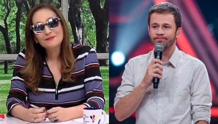 Sonia Abrão tira Tiago Leifert da geladeira; ele comemora e agradece