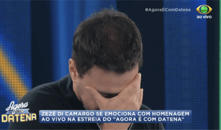Zezé Di Camargo chora e choca ao afirmar que pai está muito doente