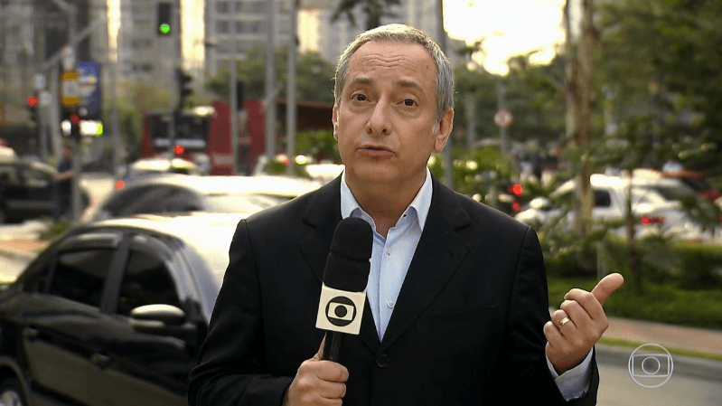 José Roberto Burnier em reportagem no Jornal Nacional (Foto: Reprodução/Globo)