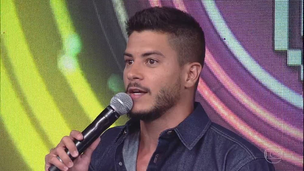 Arthur Aguiar falou sobre paternidade (Foto: TV Globo)