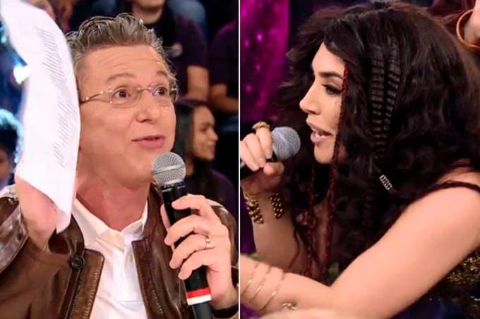 Naiara Azevedo bate de frente com Boninho no Show dos Famosos, é ovacionada e se manifesta na web